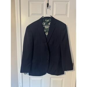 Joesph A. Bank Mens Suit Blazer Jacket Green Bay Packers Lined  Size 38